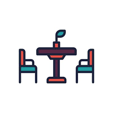 Dining Table Icon For Your Website