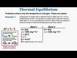 Thermal Equilibrium Ib Physics