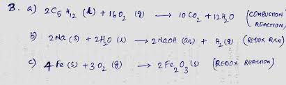 Oneclass Q3 Write A Balanced Equation