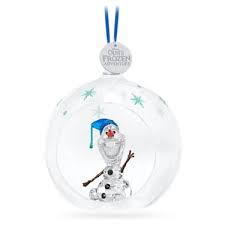 Frozen Olaf Ball Ornament Swarovski