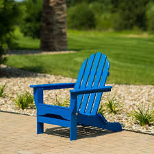Durogreen Recycled Plastic The Adirondack Chair Blue