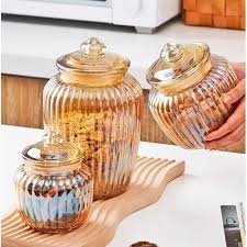 Premium Airtight Glass Pickle Jar Set