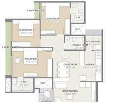 Two Bedroom Apartment Floor Plan With