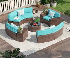 Half Moon Sofa Outdoor Patio Furniture