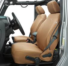 2018 Jeep Wrangler Bestop Front Seat Covers Tan