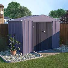 Metal Outdoor Storage Shed 48 Sq Ft