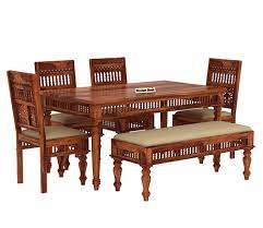 Buy Alanis 6 Seater Dining Set With