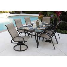 Davenport 7 Piece Sling Dining