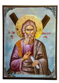 Saint Andrew Icon The Apostle Handmade