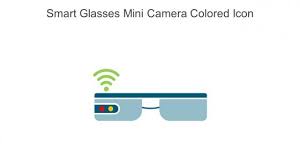 Smart Glasses Icon Powerpoint