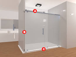 Frameless Shower Door With Inline Panel