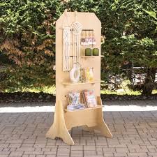 Portable Wooden Floor Standing Display