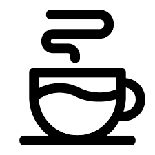 Coffee Cup Glass Hot Icon Free