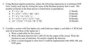 Using Boolean Algebra Properties