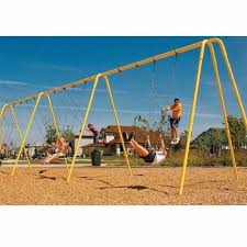 Metal Double Swing For Playground