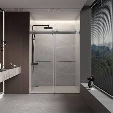 Double Sliding Frameless Shower Door