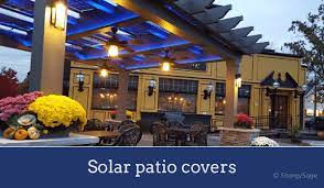 Solar Panel Awnings Patio Covers Are