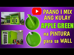 Paano I Mix Ang Kulay Apple Green Na
