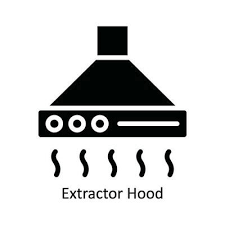 Extractor Hood Vector Solid Icon Design