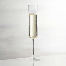 Edge Square Champagne Glass Flute
