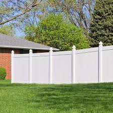 72 00 In White Vinyl Privacy Fence Panels Full Set Of 2 Pieces