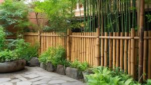 Premium Ai Image Bamboo Fence In A