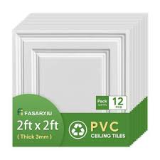 Fasarxiu 2ft X 2ft White Icon Relief