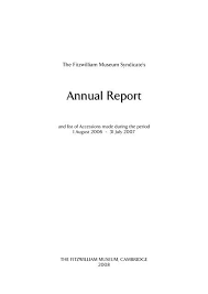 Annual Report The Fitzwilliam Museum