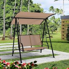 Metal Outdoor Patio Swing Canopy Swing