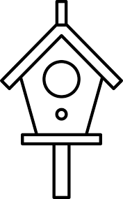 Bird House Outline Icon Vector 5162557