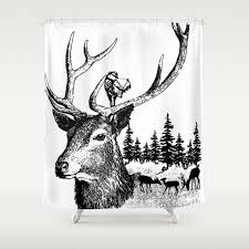 Hunting Season Shower Curtain By Marsdk