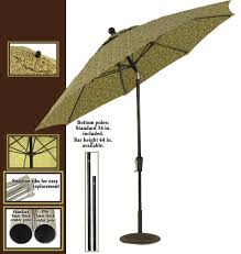 Patio Umbrella 9 Commercial Aluminum