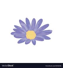 Purple Flower Icon Detailed Style