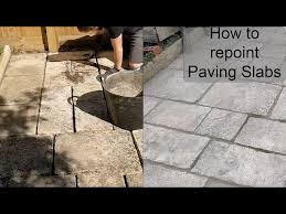 How To Repoint Paving Slabs