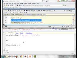 Use Of Matlab 1 Solving Odes Old