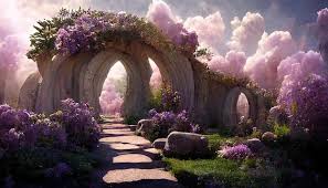 Fantasy Landscape Of A Fairy Garden