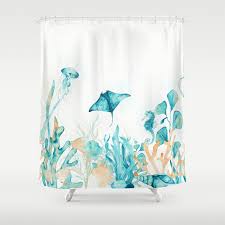 Under The Sea Shower Curtain By Coastal