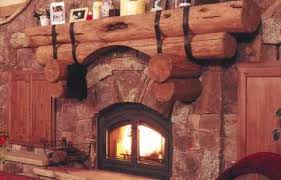 Rustic Rock Fireplace Designs The