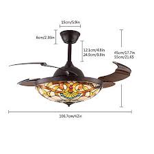 Ceiling Fan With Light Glass