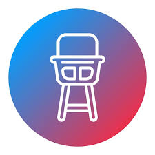 Baby Chair Icon Vector Image