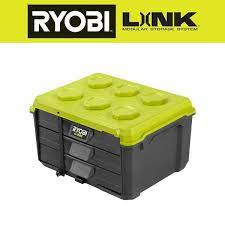 Ryobi Link 3 Drawer Modular Tool Box