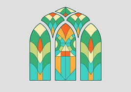 Church Window Vector Art Icons And