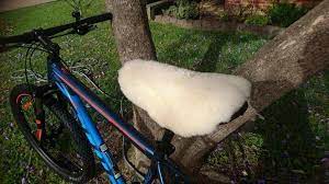 Bicycle Sheepskin Seat Cover