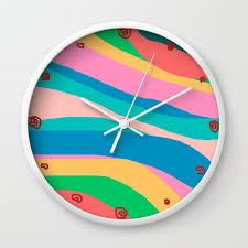 Graphic Design Wall Clock