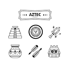 Free Vector Flat Design Aztec Symbols
