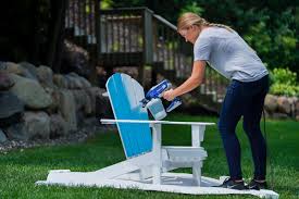 How To Paint Outdoor Furniture Using A