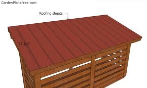Cord Wood Storage Shed Plans