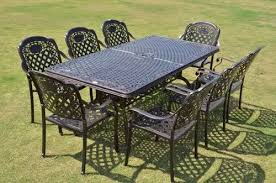 Outdoor Eight Seater Table Chair Set