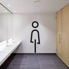 Toilet And Washroom Wall Sign Stickers