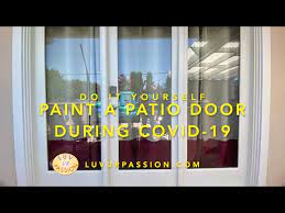 How To Paint Rejuvenate A Patio Door